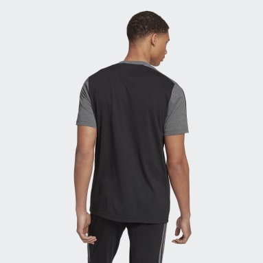 T-shirt chiné Essentials Noir Hommes Sportswear
