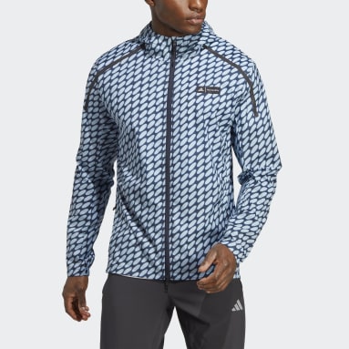 Giacca adidas x Marimekko Marathon Blu Uomo Running