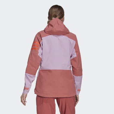 CASACA DE SENDERISMO TERREX XPLORIC RAIN.RDY Púrpura Mujer TERREX