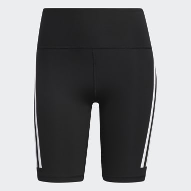 Frauen Fitness & Training Optime Trainicons 3-Streifen kurze Leggings Schwarz