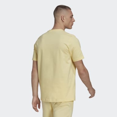 Polera Essentials Logo Grande Amarillo Hombre Sportswear