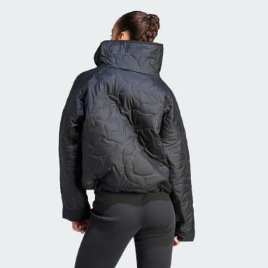 Sweatshirt Acolchoada City Escape Preto Mulher Sportswear