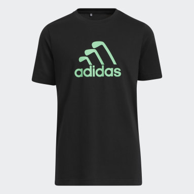 Camiseta Graphic Golf Negro Niño Golf