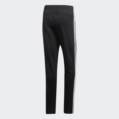Adidas joggers black stripes clearance