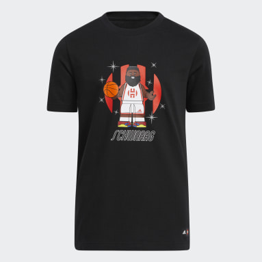 Kinderen Basketbal Zwart adidas x LEGO® T-shirt James Harden