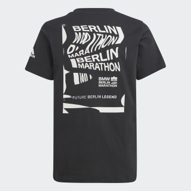 Jongens Hardlopen Zwart Berlin Marathon Future T-shirt