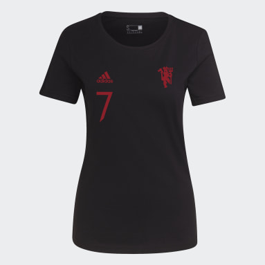 Camiseta Manchester United Graphic Negro Niña Fútbol