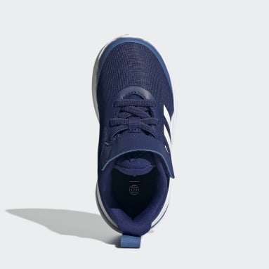 Barn Sportswear Blå FortaRun Elastic Lace Top Strap Running Shoes