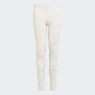 Youth Originals Pink Marble Print Tights