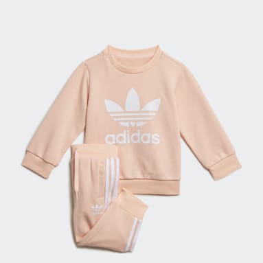 baby girl pink adidas tracksuit