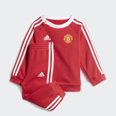 Kids Football Red Manchester United 3-Stripes Baby Jogger