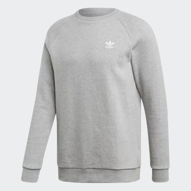 Heren Originals Grijs LOUNGEWEAR Trefoil Essentials Sweatshirt