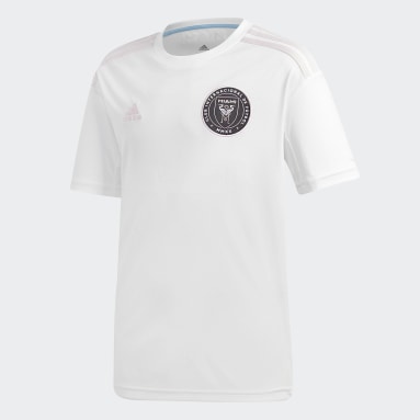 Youth Soccer White Inter Miami CF Home Authentic Jersey