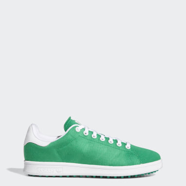 Golf Green Stan Smith Primegreen Limited Edition Spikeless Golf Shoes