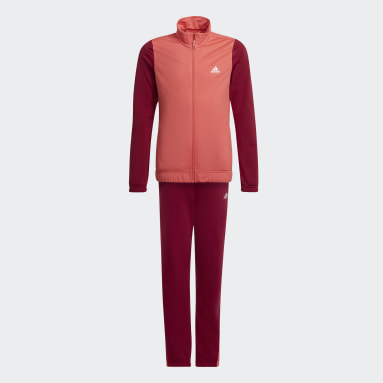 Girls Sportswear Rød adidas Essentials træningsdragt
