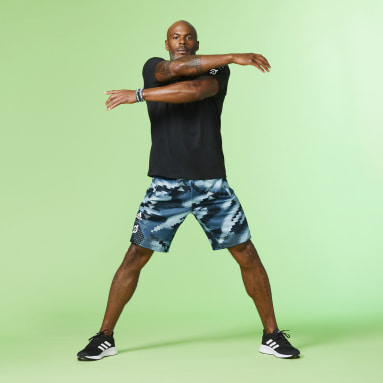 Men Yoga Green adidas x Peloton Training Shorts