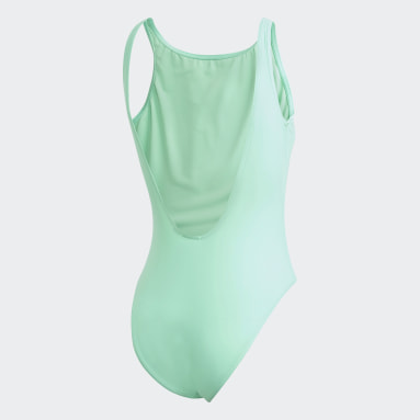 Women Originals Green Trefoil Swimsuit