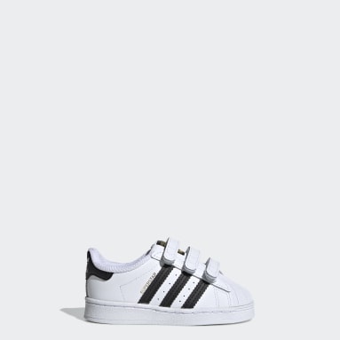 Adidas Originals Kids' Preschool Superstar Shoes, Boys', White