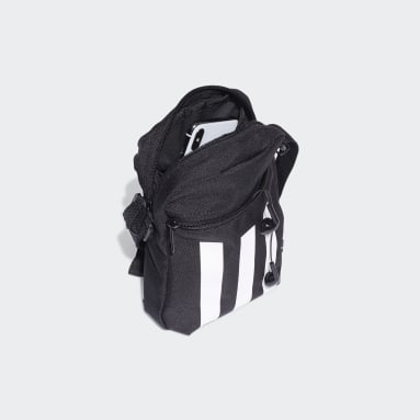 Bolsa Shoulder Bag Essentials 3-Stripes Preto Hockey