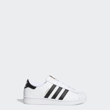 Adidas Originals Kids' Preschool Superstar Shoes, Boys', White