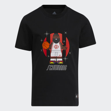 Kinderen Basketbal Zwart adidas x LEGO® Harden T-shirt