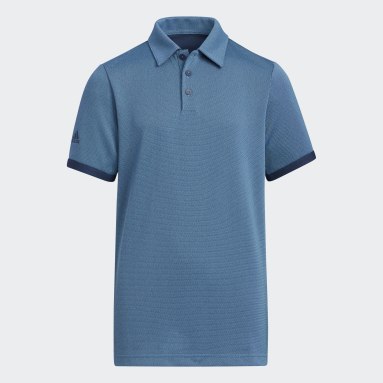 Jongens Golf Blauw Piqué Poloshirt