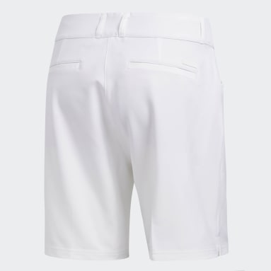 Adidas white golf shorts clearance