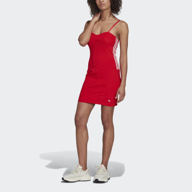 Kvinder Originals Rød Corset kjole