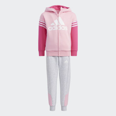 baby girl pink adidas tracksuit