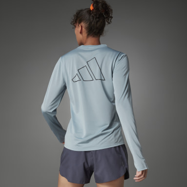 Women's Running Grey Run Icons Running Long Sleeve Tee