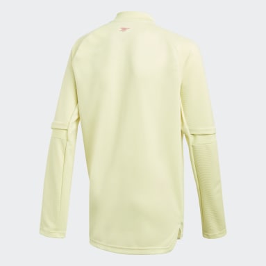 yellow adidas tracksuit kids