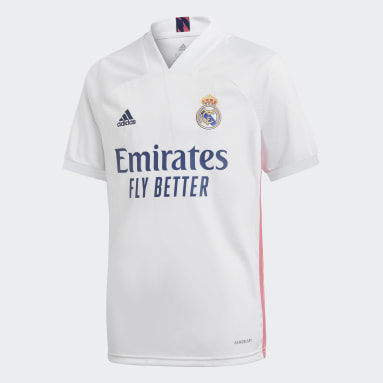 Camiseta primera equipación Real Madrid 20/21 Blanco Niño Fútbol