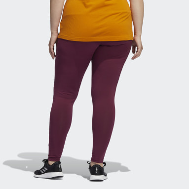 Women's Sportswear Burgundy Holiday Graphic Tights (Plus Size)