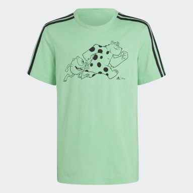 T-shirt Monsters, Inc. adidas x Disney Pixar Verde Rapazes Sportswear