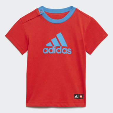 Infant & Toddler Training Red adidas x Classic LEGO® Tee and Shorts Set