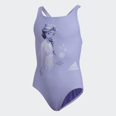 Girls Swimming Purple adidas x Disney Frozen 2 Girls Swimsuit