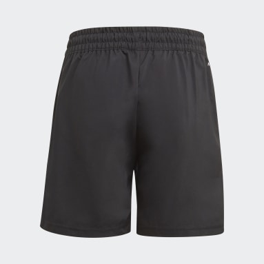 Boys Tennis Black Club Tennis 3-Stripes Shorts