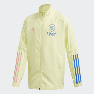 yellow adidas tracksuit kids