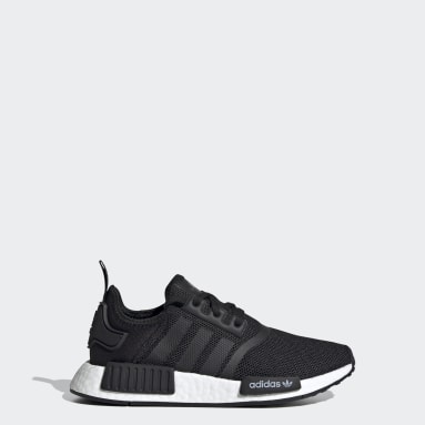 Youth 8-16 Years Originals Black NMD_R1 Shoes