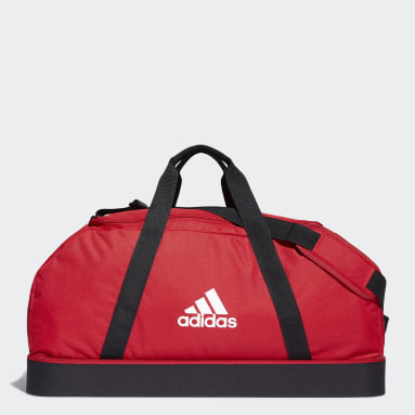 Football Red Tiro Primegreen Bottom Compartment Duffel Bag Large