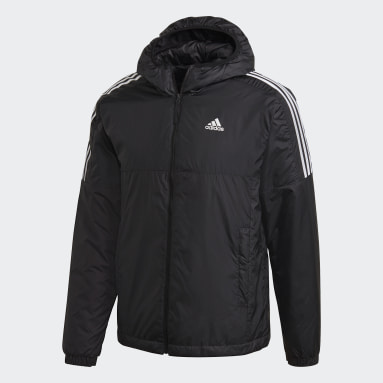 Männer Sportswear Essentials Insulated Hooded Jacke Schwarz