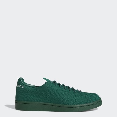 Sapatos Primeknit Superstar Pharrell Williams Verde Homem Originals