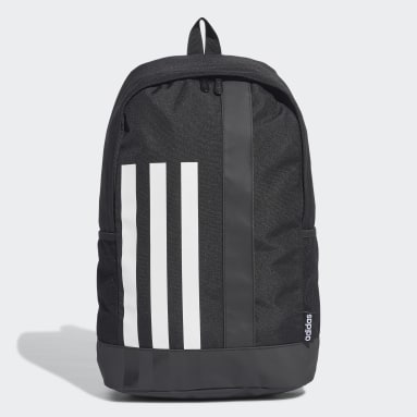 Lifestyle Black 3-Stripes Linear Backpack