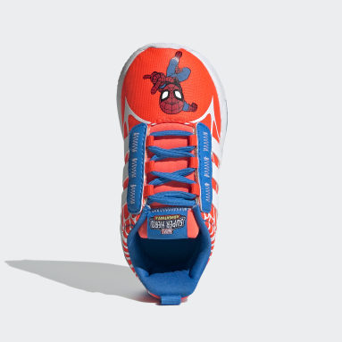 Chaussure adidas x Marvel Super Hero Adventures Spider-Man Racer TR21 Orange Bambins & Bebes 0-4 Years Sportswear