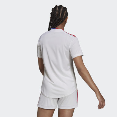 Camiseta primera equipación Olympique de Lyon 21/22 Blanco Mujer Fútbol