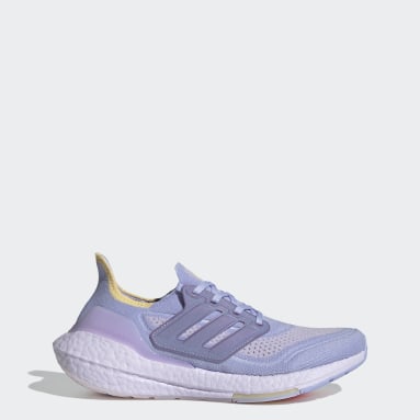 Women Running Purple Ultraboost 21 Shoes