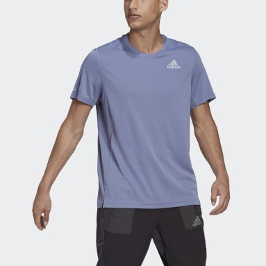 Men's Running Purple adidas HEAT.RDY Running Tee