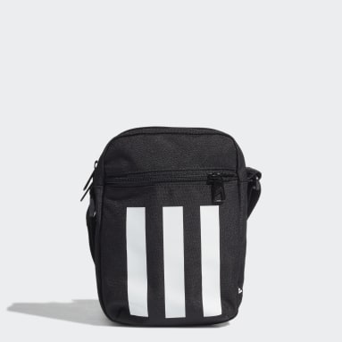 Bolsa Shoulder Bag Essentials 3-Stripes Preto Hockey