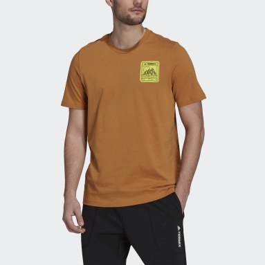 Terrex Patch Mountain Graphic T-skjorte Brun