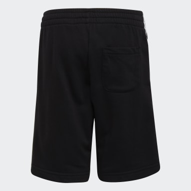 Kinder Sportswear Essentials 3-Streifen Shorts Schwarz